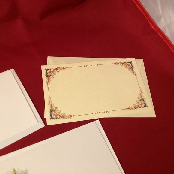 Small floral blank card (no fold) lot - Picture 3 of 7